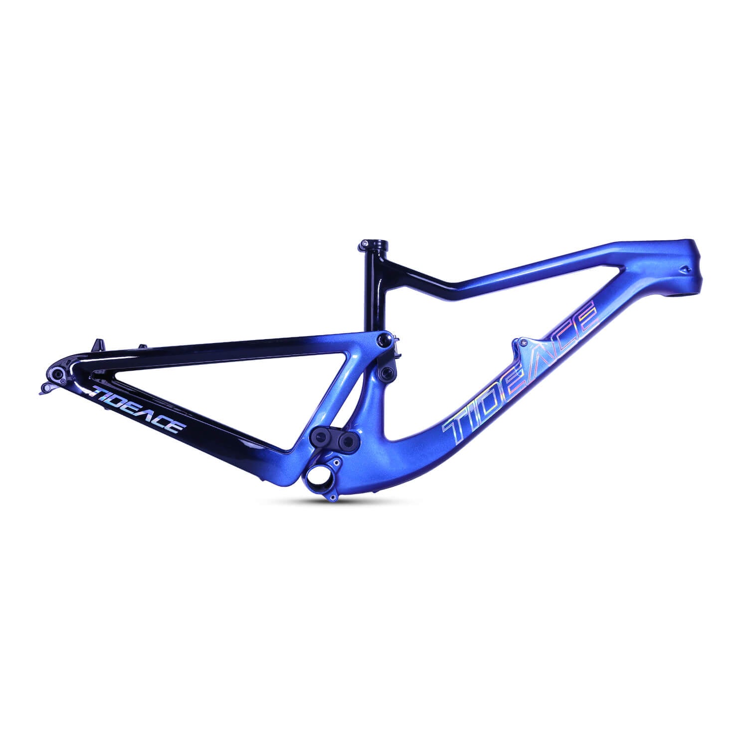 29er carbon enduro full suspension mountain bike frame chameleon color