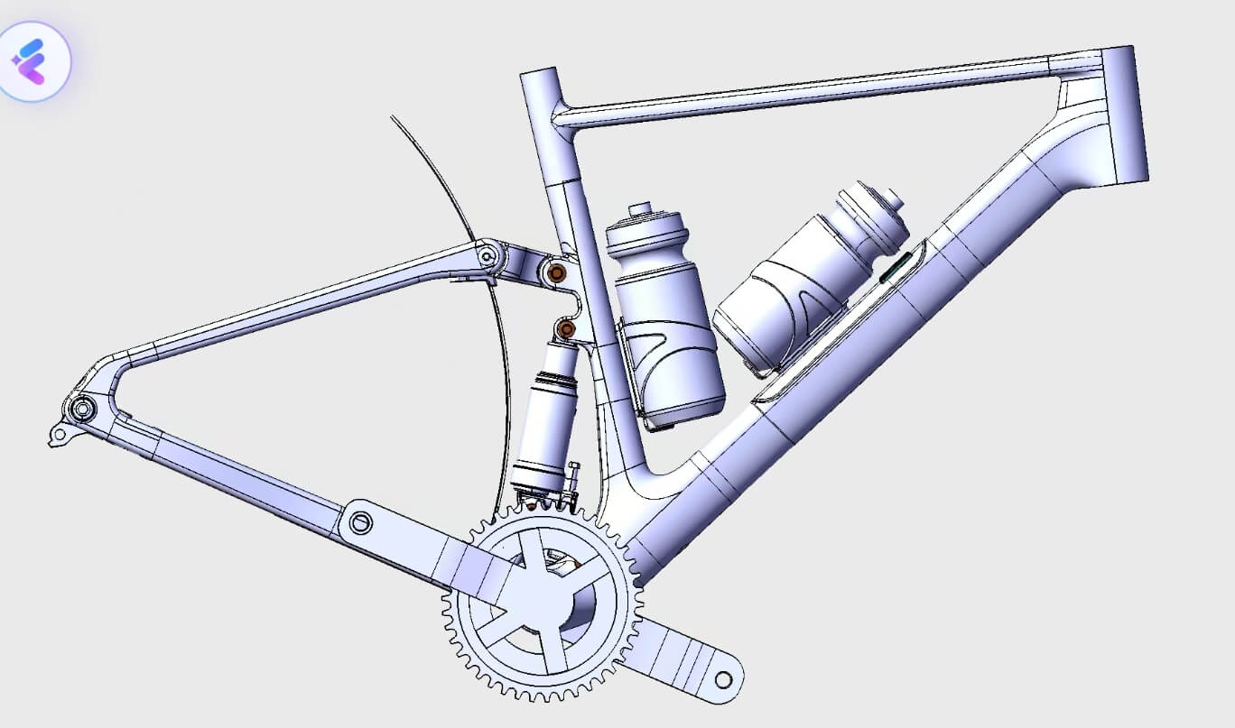 carbon gravel bike frameset