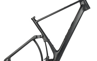 Suspension gravel bike frame