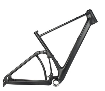 Suspension gravel bike frame