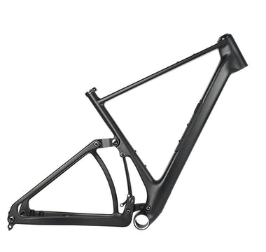 Suspension gravel bike frame