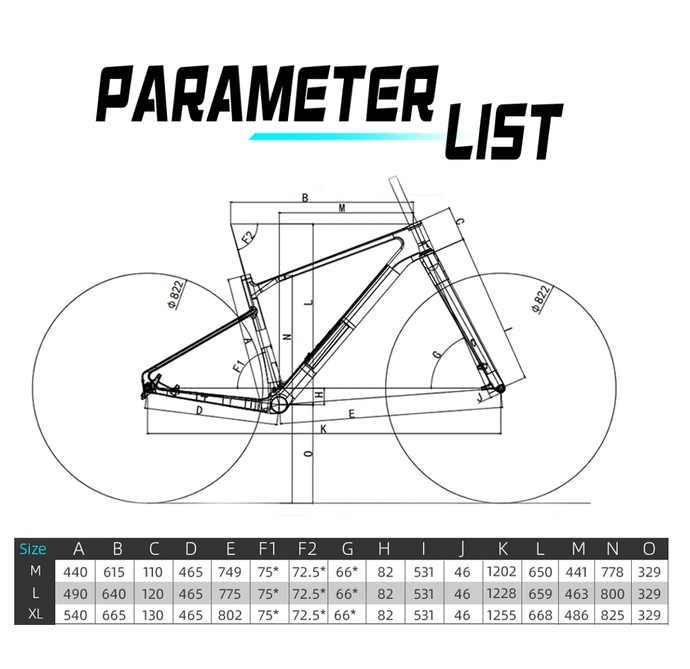fahrrad rahmengröße mtb 32er Carbon-MTB-Rahmen – TIDEACEBIKE