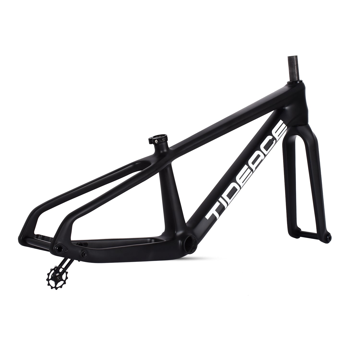 Carbon 24er Cruiser BMX Bike Frame Black Matt with White Tideace decal Carbon 24er Cruiser BMX Bike Frame Black Matt with White Tideace decal