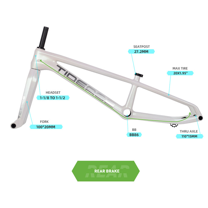 carbon BMX bike frames