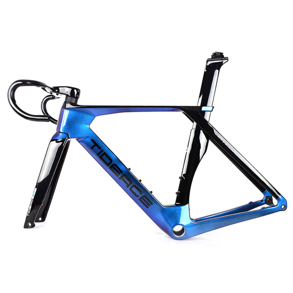 700C Toray Carbon Fiber Disc Brake Road Racing Bike Frames – TIDEACEBIKE