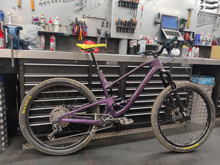 chameleon purple carbon mtb bikes