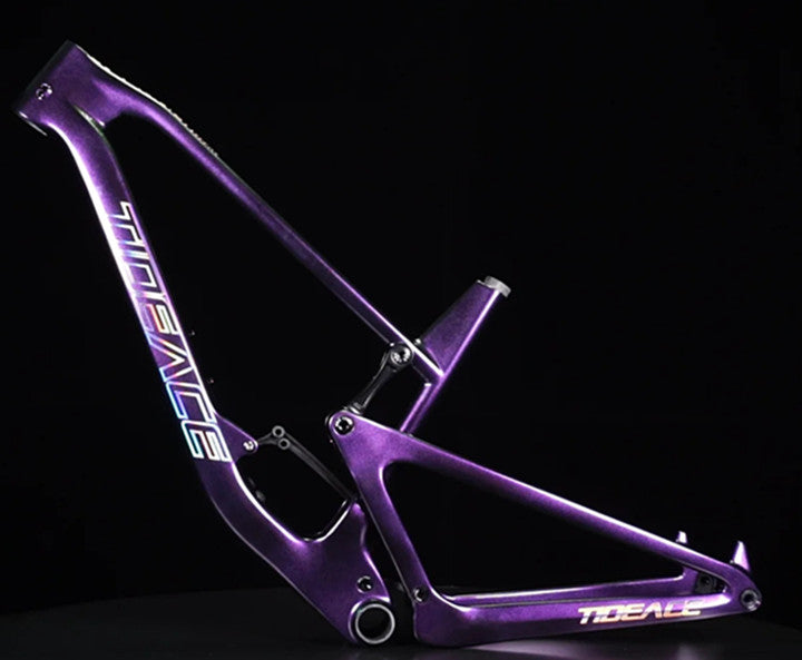 chameleon purple suspension bike frames