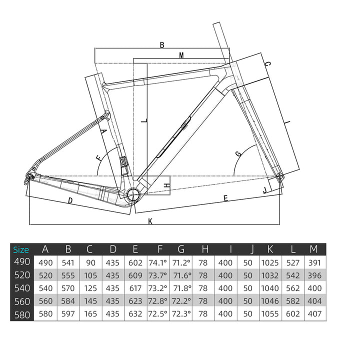 cycling road gravel bicycle frameset